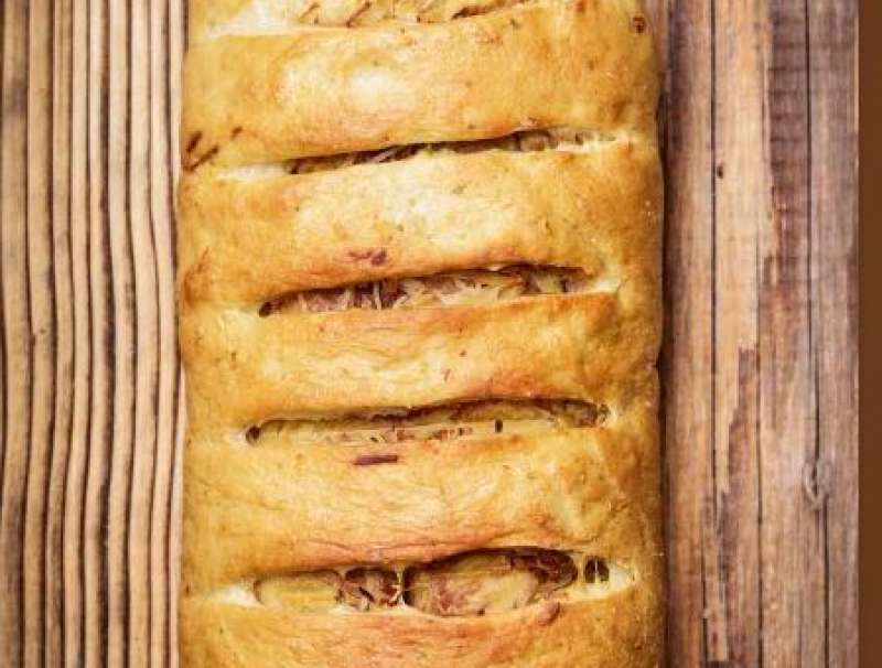 Limettenbrot mit Räucherforelle und Kren