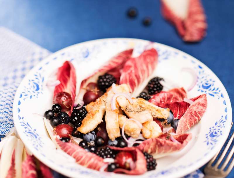 Radicchio-Beeren-Salat