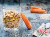 Porridge mit Hafer, Karotte und Hanf