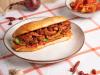 Brioche mit spicy Schweinefleisch