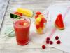 Wassermelonen-Himbeer-Shake
