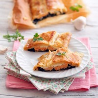 Fischstrudel mit Spinat