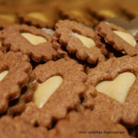 Orangen-Schokoladen-Kekse mit Marzipan selber machen6