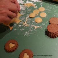 Orangen-Schokoladen-Kekse mit Marzipan selber machen3