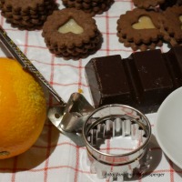 Orangen-Schokoladen-Kekse mit Marzipan selber machen