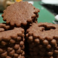 Orangen-Schokoladen-Kekse mit Marzipan selber machen1