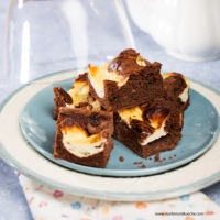 Schokolade-Topfen-Pistazien-Brownies