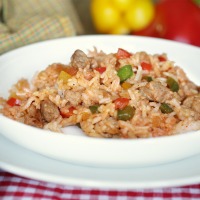 Serbisches Reisfleisch