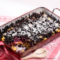 Steirischer „Türkentommerl“ mit Äpfeln und Schwarzbeeren